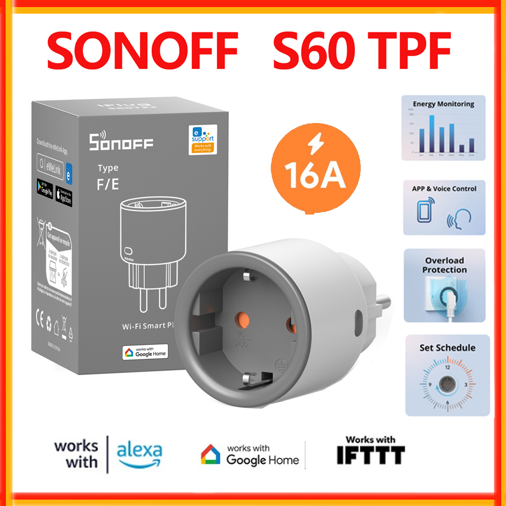 Sonoff Mini R4 - SONOFF S60 TPF AB Wifi Akıllı