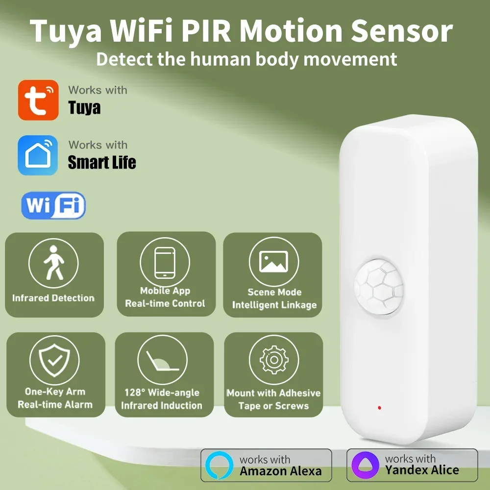 Home Assistant Tuya - Tuya WiFI Hareket Sensörü PIR Akıllı