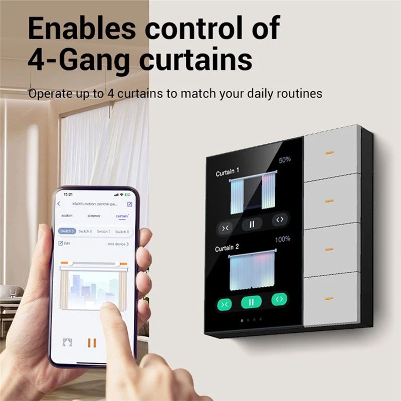 AED6-Tuya Zigbee 3.5 İnç Akıll - Tuya 4 Channel incelemesi ve fiyatı